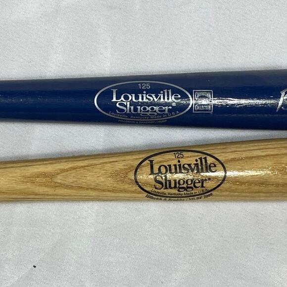 Anaheim Angels Mini Wood Bats Louisville Slugger All Star 2010 Blue Wood Vintage - Picture 3 of 7